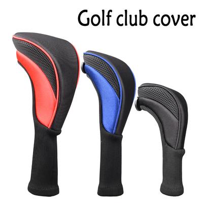 3Pcs/Set of Long-necked Golf Club Head Covers Numbered Wooden Club Head Covers Durable Golf Club Protectors and Golf Accessories