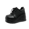 Punk Gothic Women Shoes  New Thick Sole Mary Jane Shoes Brand Wedge Shoes for Women High Heels Cosplay Designer Lolita Shoe