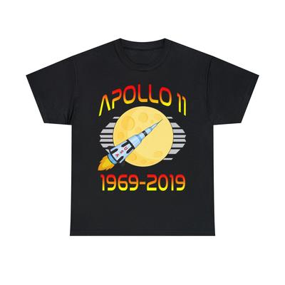 Apollo 11 50. Jahrestag Retro Mondlandung Grafik T-Shirt, S-5XL