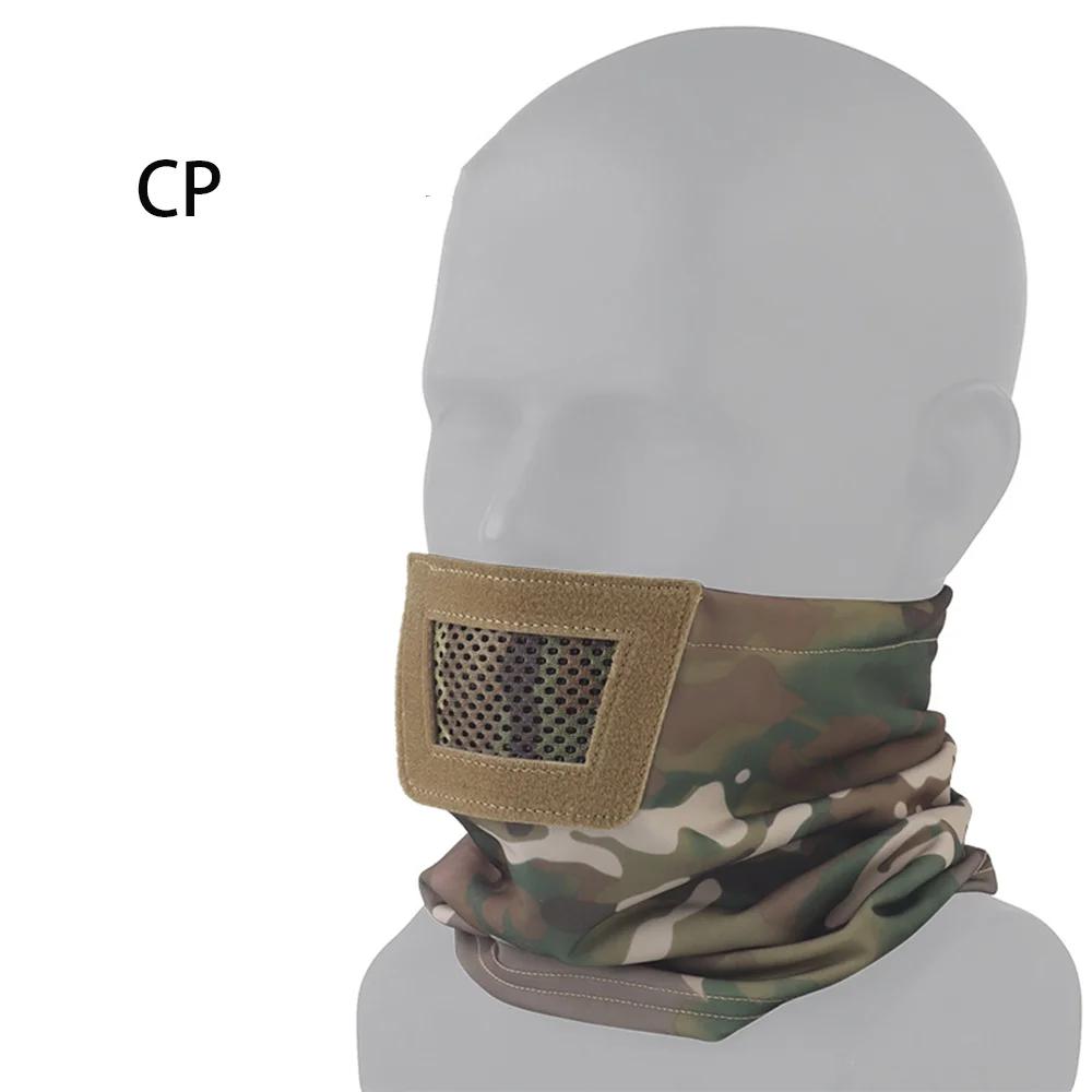 Half Gezicht Masker Ridder Masker Winddicht Ademend Gezicht Hoofddeksel voor Wandelen Fietsen Oorlogspel Schieten Jacht Accessoires
