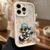 Phone Case: 2D Flat Design Suitable for iPhone 18 17 16 15 14 13 Pro Protective Case, Unisex, Rock White Duck, Christmas and Halloween Gift