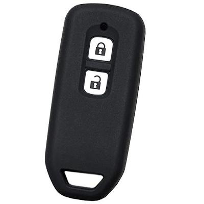 IKT Silicone Cover for Smart Key 2 Buttons Black/N-WGN/N-VAN/N-ONE/N-BOX/N-BOX Custom/N-Wagon/N-One/N-Box Custom/N-Box Custom/N Box Custom/N