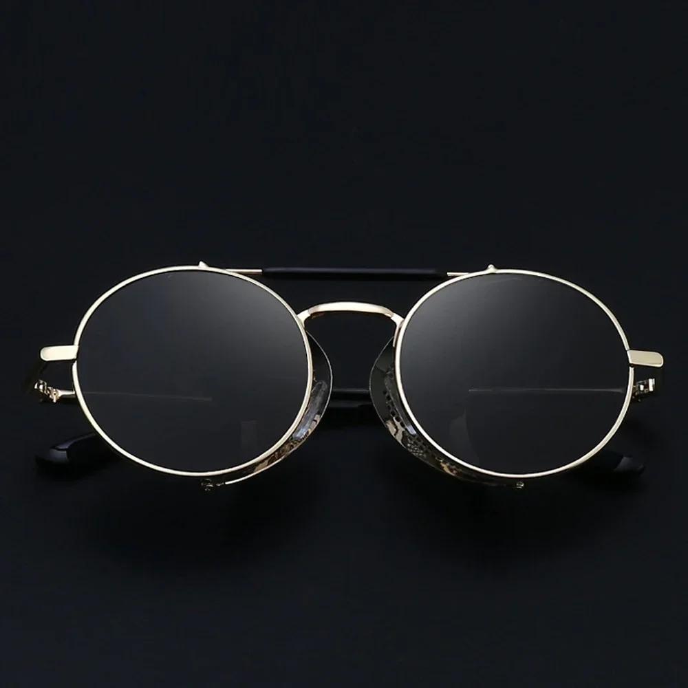 Steampunk Style Brand Designer Sunglasses Oculos De Sol Shades UV Protection Fashion Eyewear