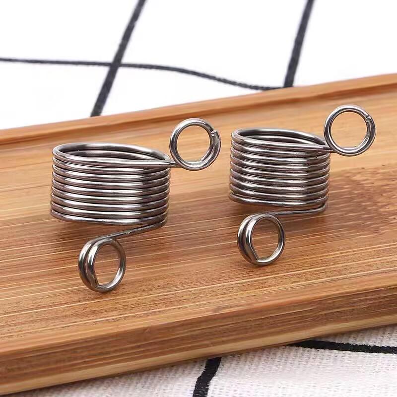 Stainless Steel Finger Ring Yarn Guide for Knitting