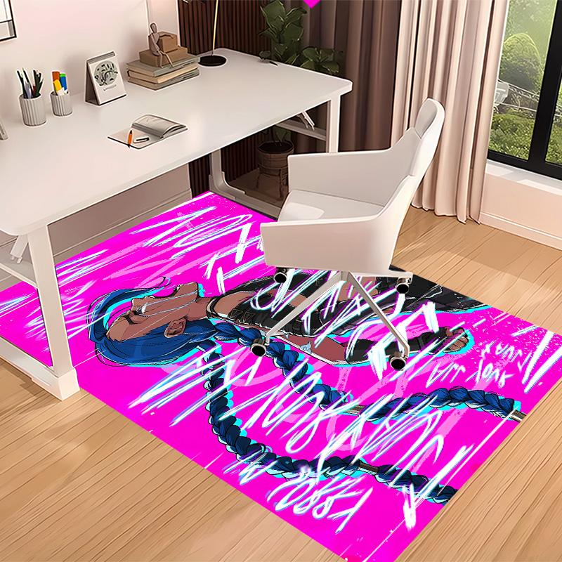 Jinx Printed Absorbent Washable Carpet, Non-Slip Bathroom Mats, Kitchen Rugs, Yoga Mat,Living Room Entrance, Camping Picnic Rugs