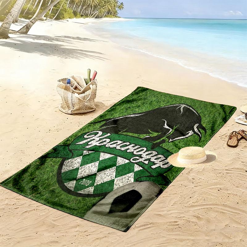 FC Krasnodar Spirit Print Beach Towel, Large Soft Quick Dry Towel for Beach Camping Swimming