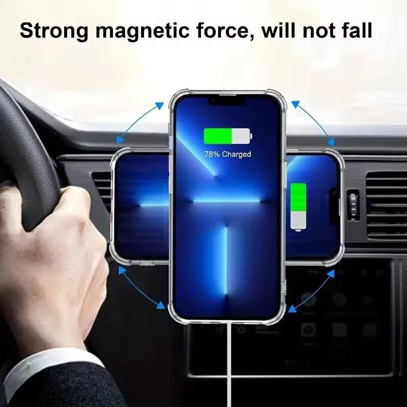 Universal Metal Rings Sticker for Magsafe Magnetic Wireless Charger for iPhone Samsung Xiaomi Car Phone Charger Plate Iron Sheet