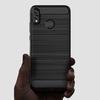 Matte Silicone Case for Honor 8X TPU Shockproof Carbon Fiber Soft Back Cover for honor 8x Huawey Anti-knock frosted case