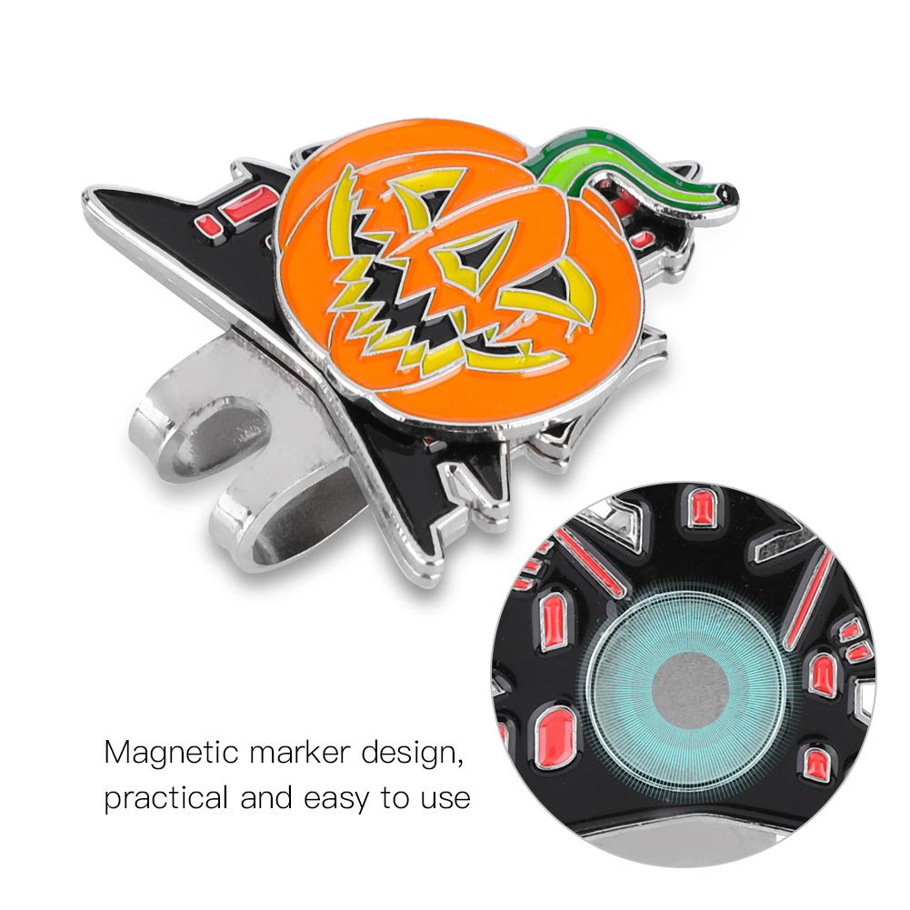 Festival Stainless Steel Hat Clip with Magnetic Marker Accessory Halloween
