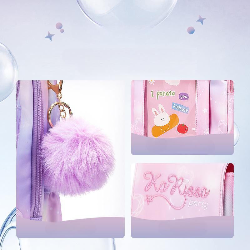 Children School Bags Girls Pink Princess Orthopedic Backpacks Primary School Student Waterproof girl Bookbag Kids Satchels bag