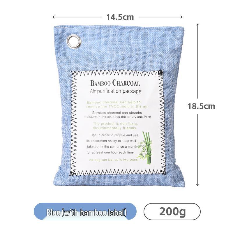 Exclusive Bamboo Charcoal Bag: 200g Activated Carbon for Car Odor and Formaldehyde Removal