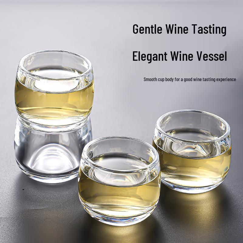 Thickened Glass Thumb Ring Tea Cup - Chinese Style, Heat Resistant tea cup