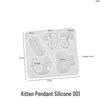kitten pendant silicone 001