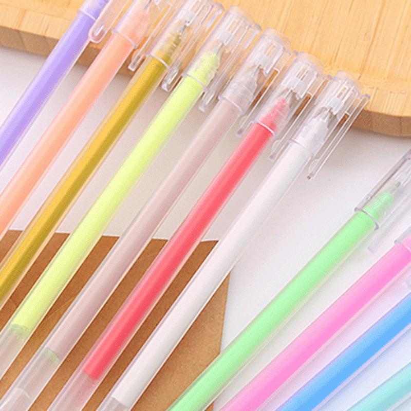 1 Piece Ink Painting Pen Colorful Candy Art Markers Stationery Graffiti Highlighters Paint Flash