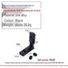 European Aluminum Profile Accessories: Silver Internal Corner & Black Right Angle Connector