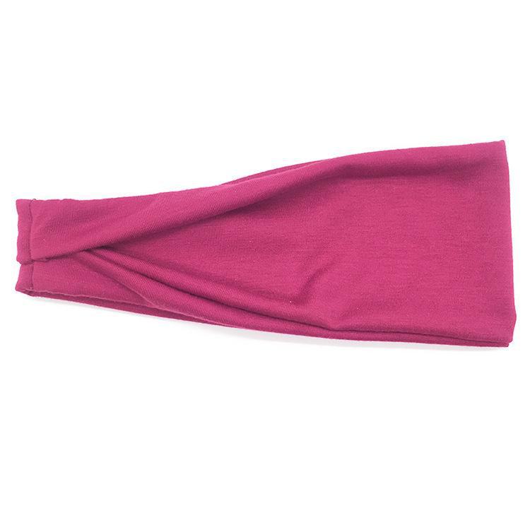 European & American Men's Sweat-Absorbing Sports Headband for Fitness, Yoga, and Running