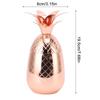 Cocktail Shaker Pineapple Shape Stainless Steel Polished Smooth Surface 500ml Drinking Shaker for Home Bar