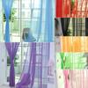 1Pcs 100*200cm Transparent Window Screens Lightweight Semi-see-through Curtains Perforations Suitable for Living Rooms Bedrooms
