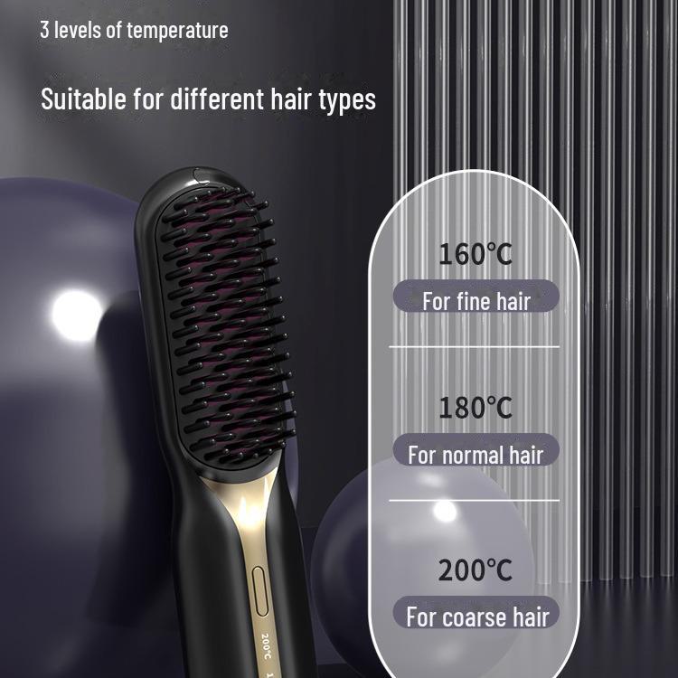 Dual-Purpose Ionic Hair Straightener & Curler - Gentle on Hair