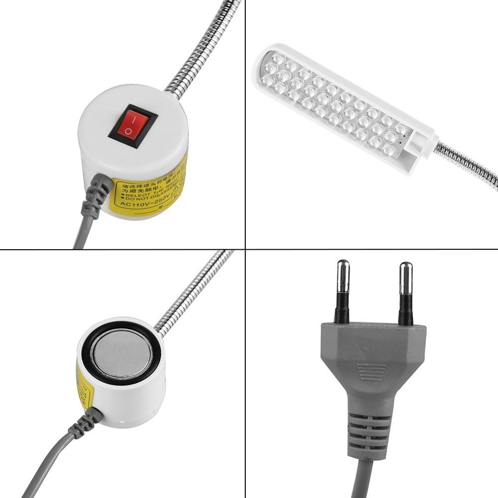 LED Light Work For Sewing Machine Adjustable Magnetic Base Lamp Part