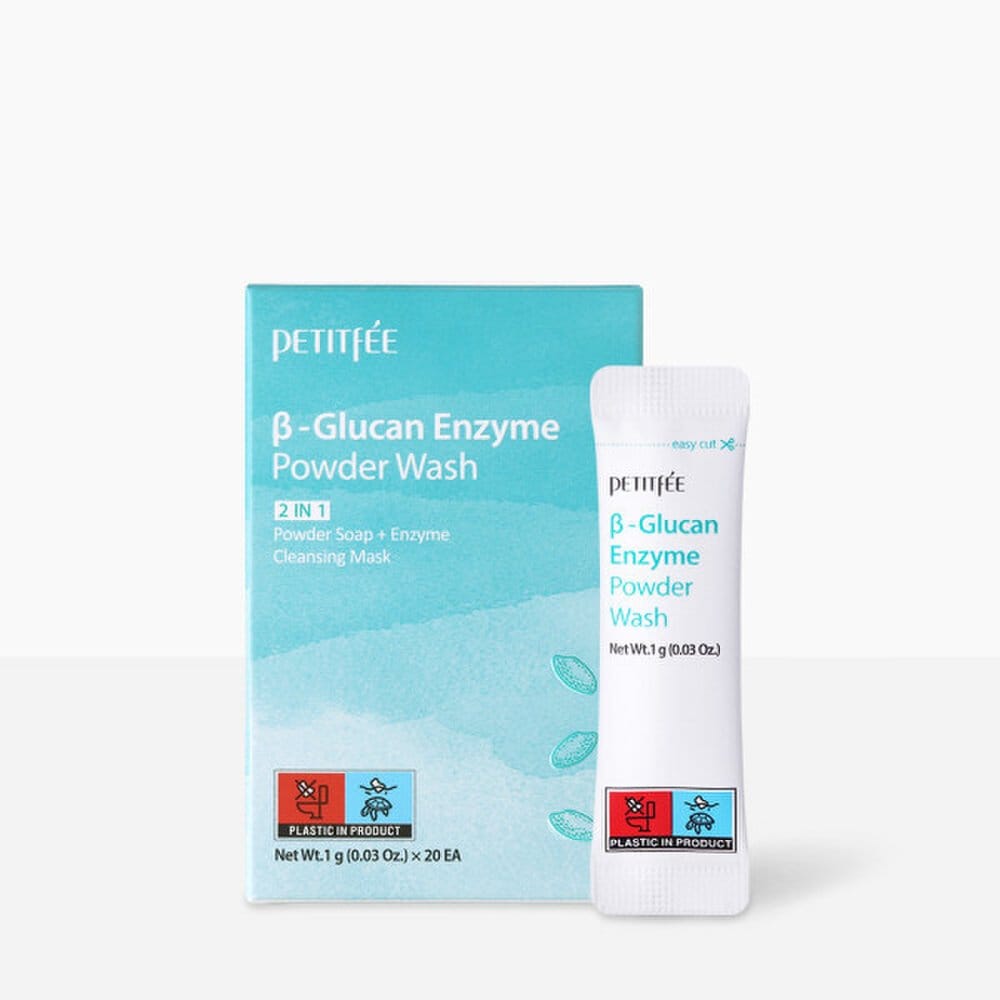 

Petitfee Энзимная пудра для умывания с бета-глюканом Дорожный формат 1гX20шт