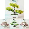 High-quality Realistic Artificial Bonsai Pine Tree Pot Plant For Elegant Home Decor