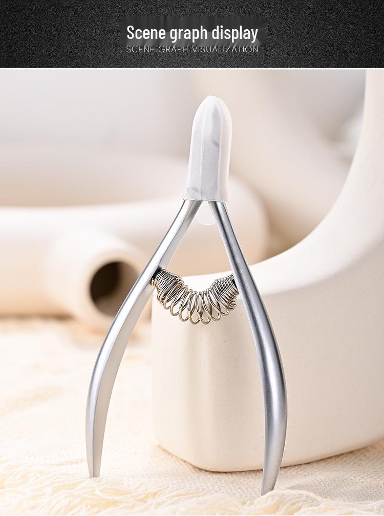 Professional Russian Style Stainless Steel Cuticle Nippers and Ingrown Toenail Clippers Set