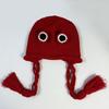 Acrylic Knit Beanie Hat Women Winter Warm Ear Protection Cute Green Cropped Cap Stylish Accessory