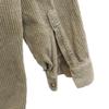 Levi's Made In Italy Long Sleeve Corduroy Shirt L Khaki Men's Used