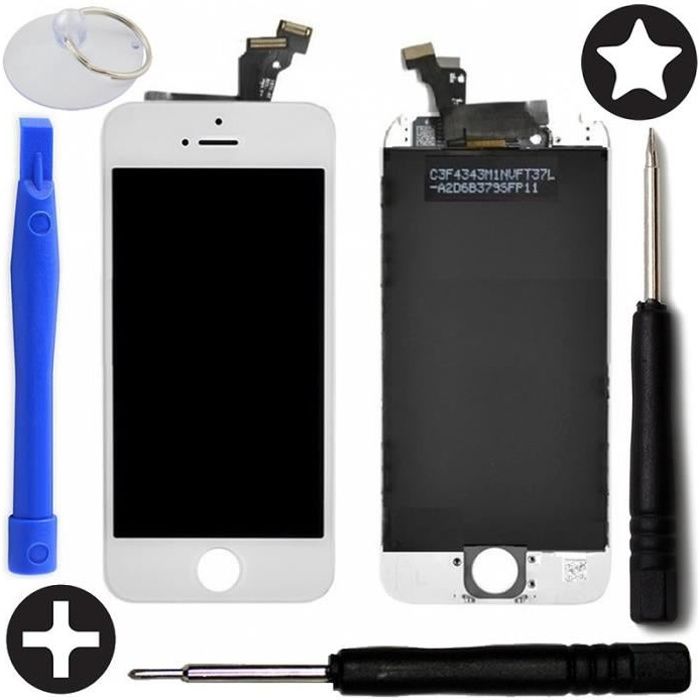 Touchscreen + Original Retina LCD-Bildschirm für iPhone 6 Weiß + Werkzeuge
