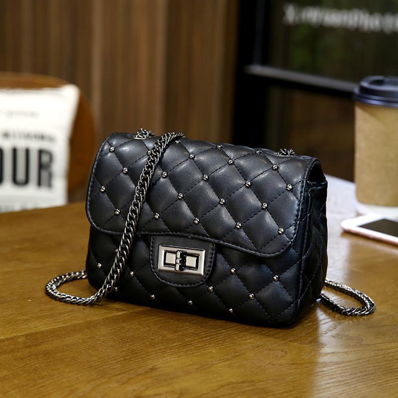IELGY Ladies Diamond Chain Bag Spring Summer Shoulder Messenger Bag