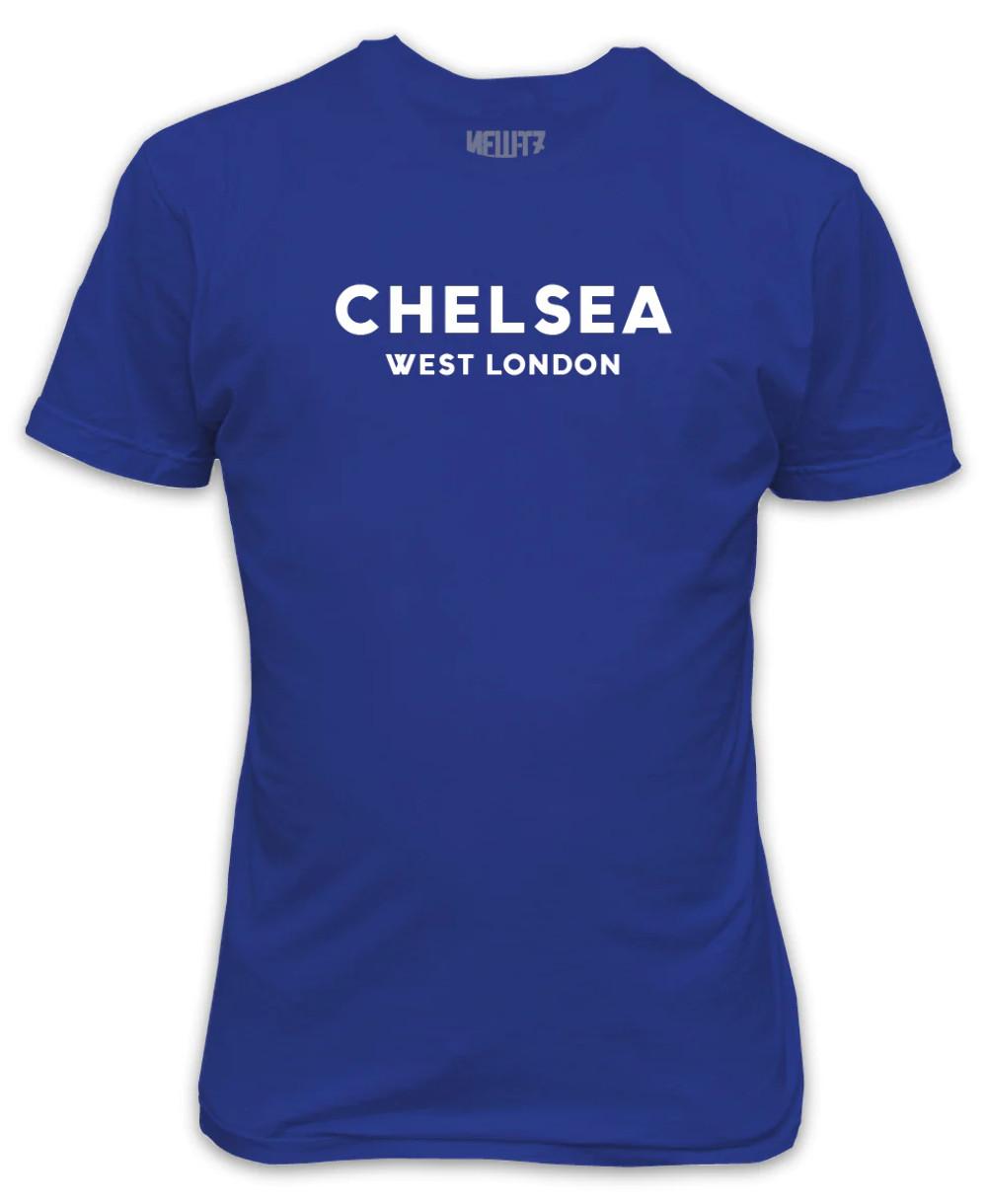 Chelsea West London Blue T-Shirt fan top XXL