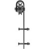Sliding Barn Door Hardware Kit, 12FT Barn Door Kit, 330LBS Load-bearing Double Barn Door Hardware Kit, Carbon Steel Barn Door Track, Darn door for