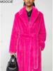 Winter Faux Rabbitcoat Faux Mink Faux  Coat For Women