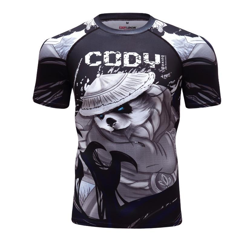 Sportbekleidung Bjj Rash Guard Grappling Brazilian Jiu Jitsu Erwachsene Herren Nogi No Gi Bjj Jiu Jitsu MMA Rash Guard Bjj Laufshirt