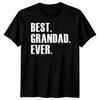 Mens Best Grandad Ever Funny Fathers Day TTshirt Tee Best Dad Ever Papa Life #FD