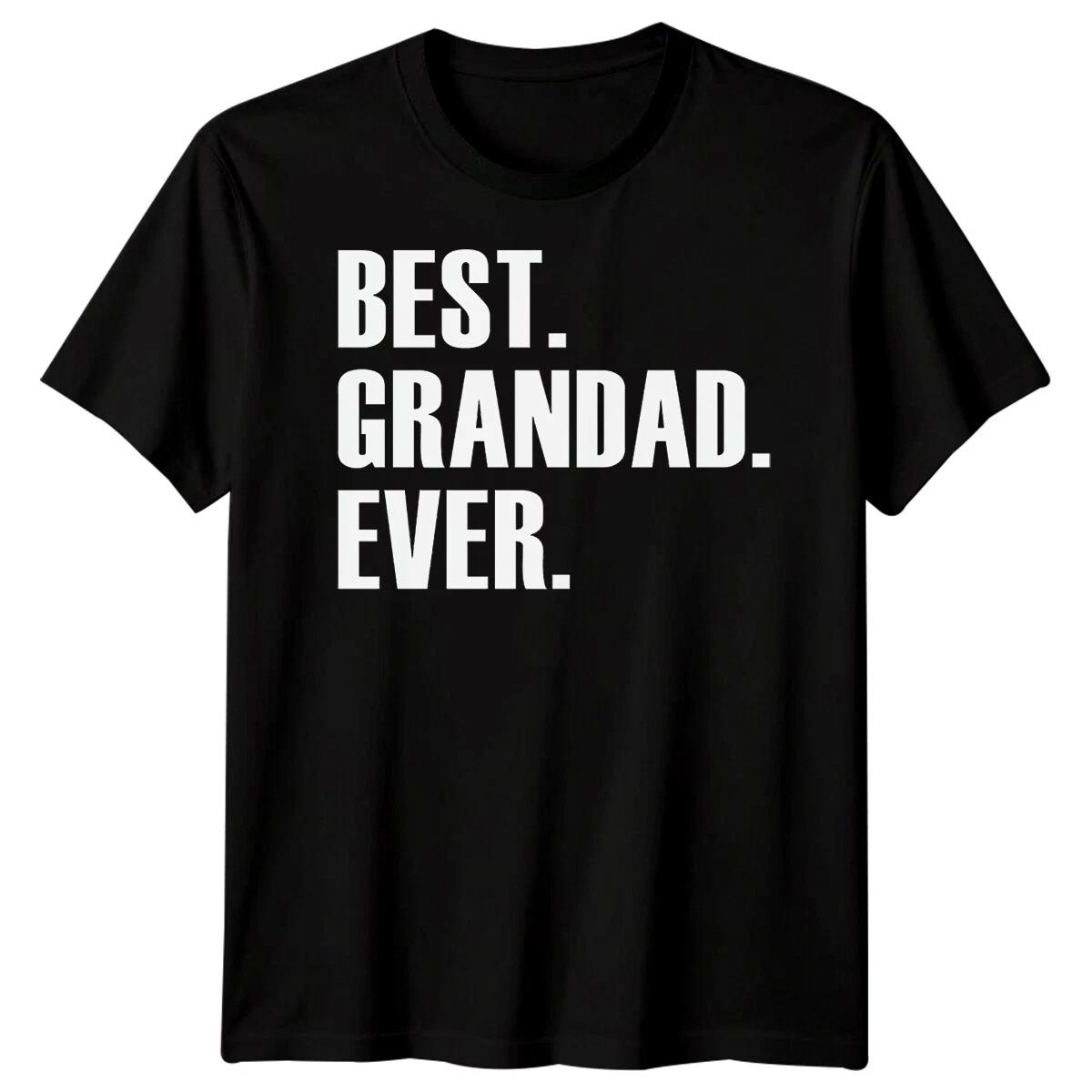 Mens Best Grandad Ever Funny Fathers Day TTshirt Tee Best Dad Ever Papa Life #FD XL