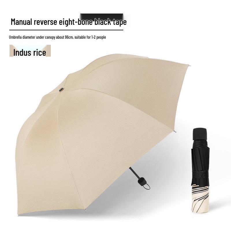 Women's UV-Protection Sun and Rain Mini Umbrella – Lightweight, Compact, Dual-Use Five-Fold Design