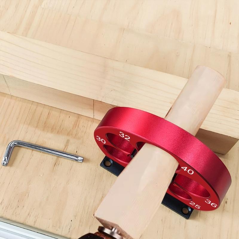 Adjustable Dowel Maker Jig Stabilizer Tool For Woodturning Projects Durable Aluminum Construction