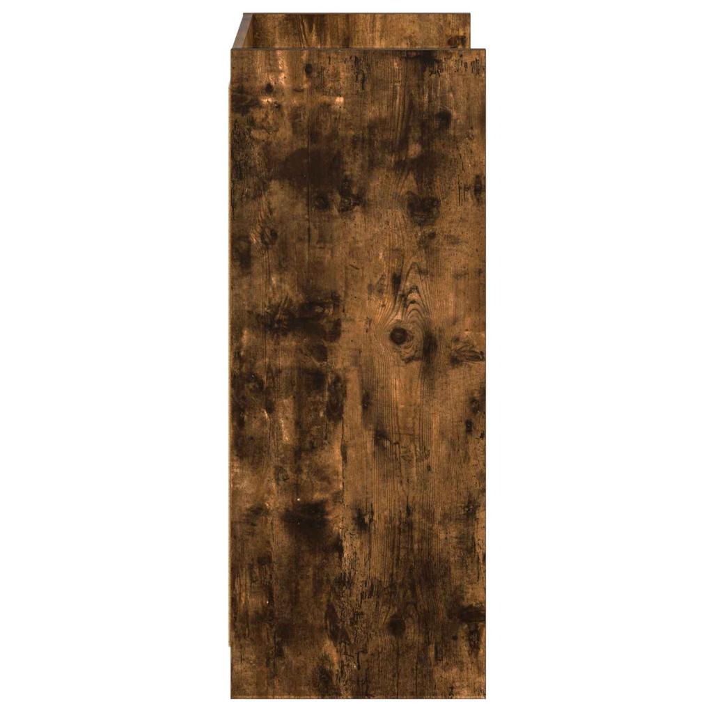 Shoe Cabinet Smoked Oak 48 x 36 x 92 cm Engineered Wood