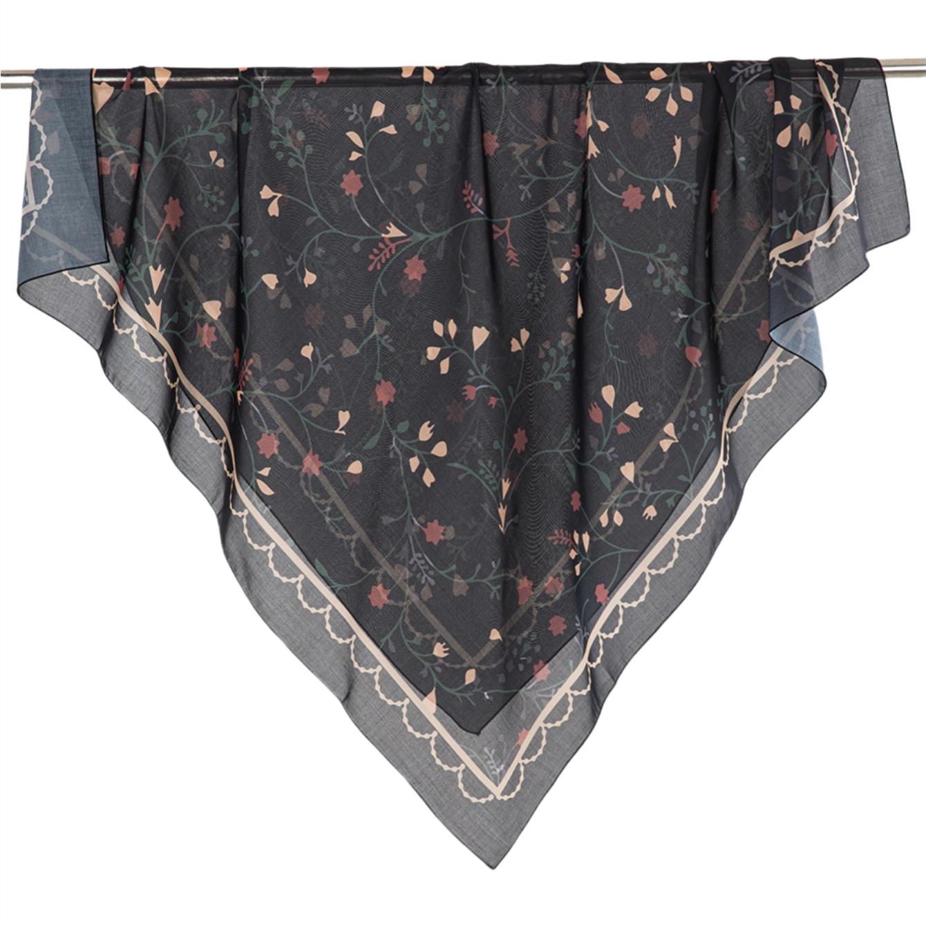 

51 цвет Турецкий квадратный платок с цветочным принтом Хиджаб Вуаль Мягкий головной платок Премиум Хлопковая вуаль Мягкий мусульманский платок