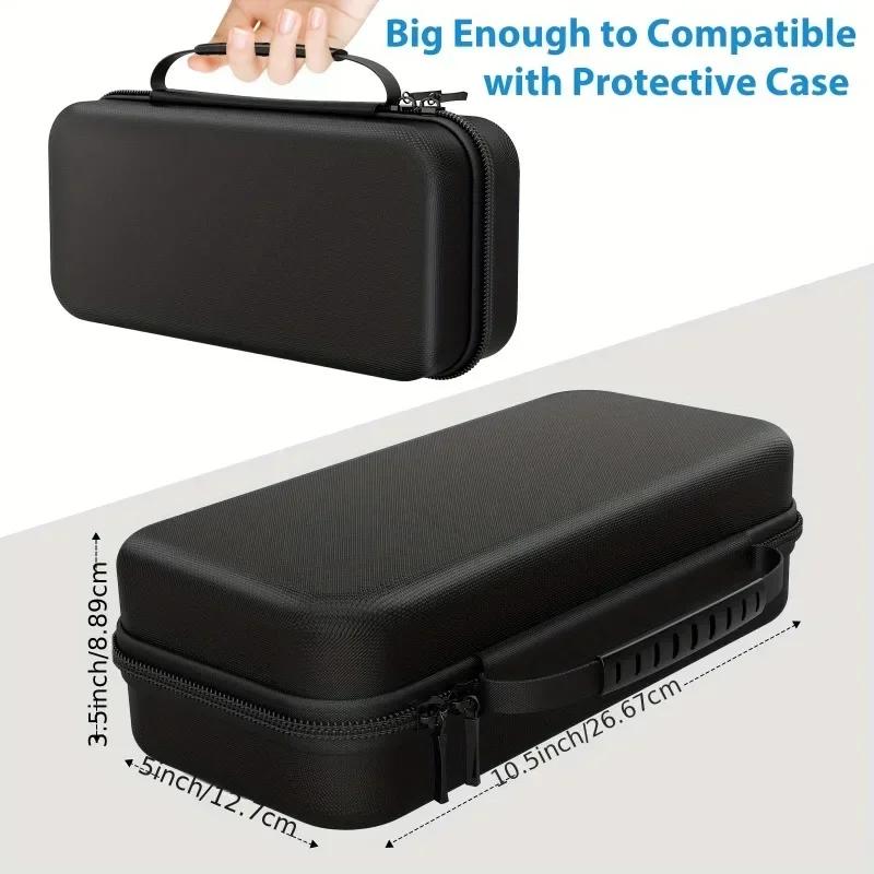 12 In 1 Switch OLED Storage Bag with Large Capacity Design Waterproof and Wear-resistant, and Multiple Game Accessories