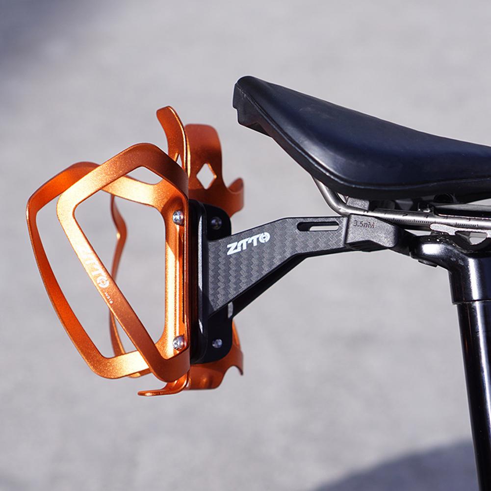 Bicycle Water Bottle Holder Adapter Bike Saddle Bottle Cage Extension Rack Dual Bottle Cage Holder Extension Bike Accessories