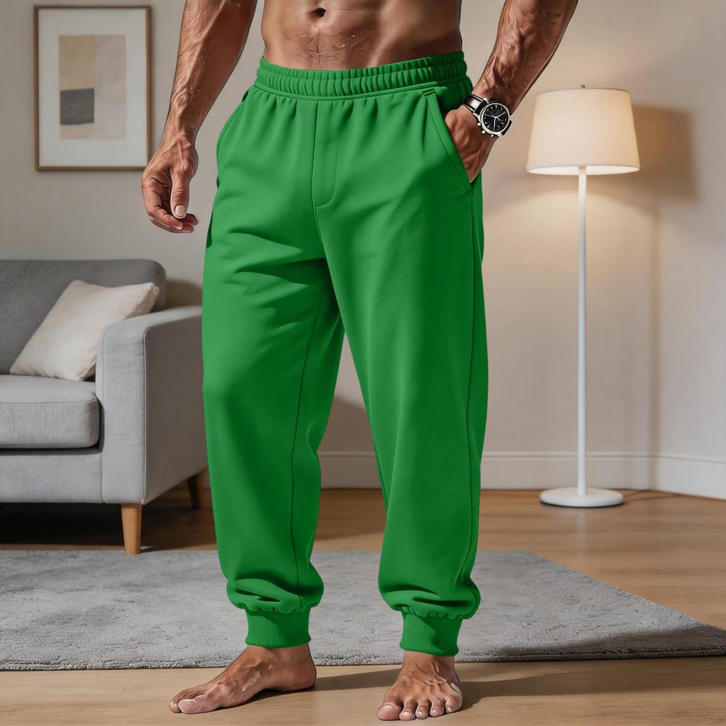 Herren Freizeithose mit lockerem Schnitt und elastischem Bund für täglichen Komfort
