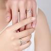 925 Sterling Silver Couple Rings – High-End, Simple, Versatile Gift for Friends, Male & Female