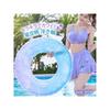 90cm O-Shaped Float Ring for Kids and Adults, Perfect for Beach, Pool, and Outdoor Water Play, Sparkly, Cute, Instagram-worthy