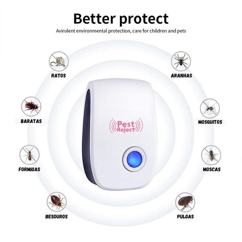 Mouse Nemesis Rodent Repeller High-power Ultrasonic Mouse Traps Mosquito Repellent Roach Artifacts