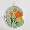 Thickened Coral Fleece Hanging Flower Hand Towel - Soft & Absorbent, Multi-Functional