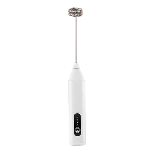 Handheld Milk Frother, 3-Speed ??Mini Milk Frother Wand, Rechargeable Milk Foamer for Drinks, Hot Chocolate, and Quick Preparation Kitchen Gadget
