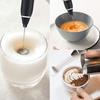 Elektrisk melkeskummer USB-oppladbar håndholdt skummaskin for kaffe latte rustfritt stål eggvisp for malingspulver